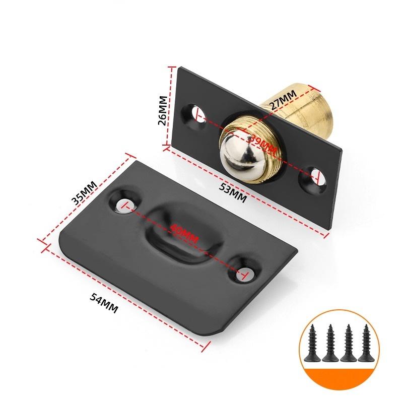 Stainless Steel Rotating Axis Sky Axis Wooden Hinge Invisible Door Up And Down Secret Hinge Door