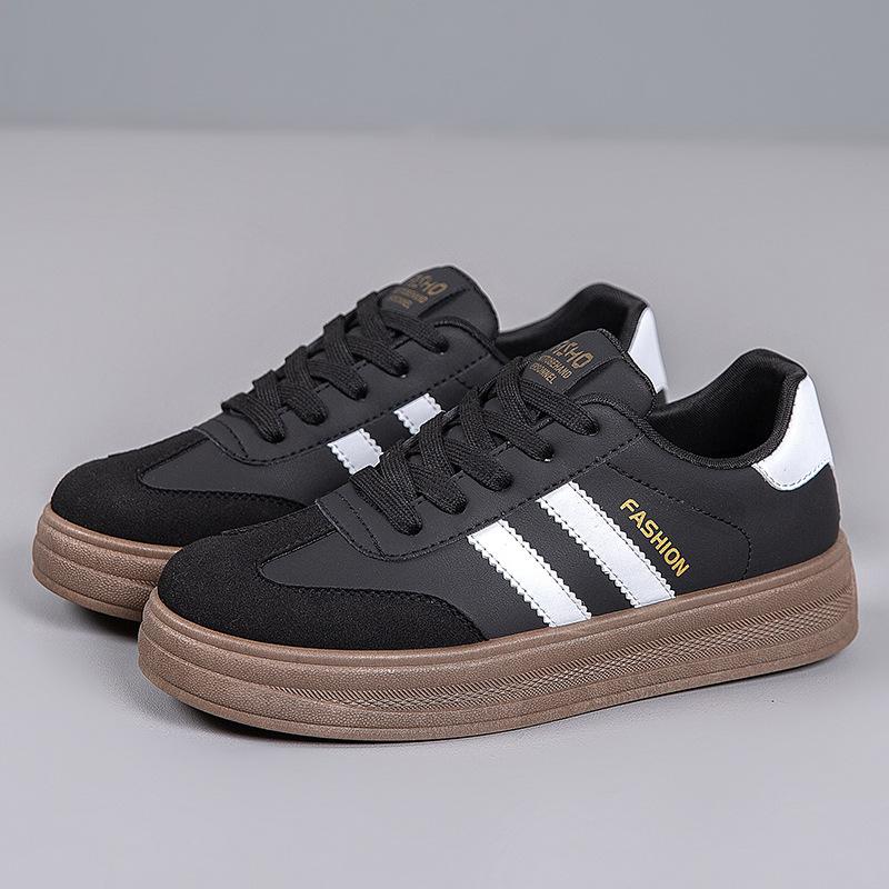 2025 new spring and autumn versatile casual shoes non-slip and wear-resistant thick-soled white shoes women's shoes soft soles are not tired of feet