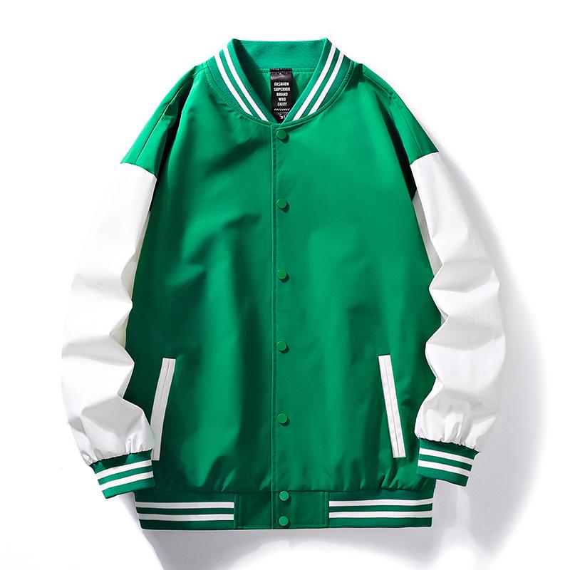 2022 Men's Unisex Loose Fit Baseball Jacket - High-Quality, Skin-Friendly Autumn/Winter Outerwear
