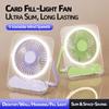 F10 Silent Mini Fan: 5-in-1 Mini Desktop Fan Portable Silent Fan 5-Speed Settings Rechargeable Air Circulator—Ideal for Kitchens Bedrooms Office