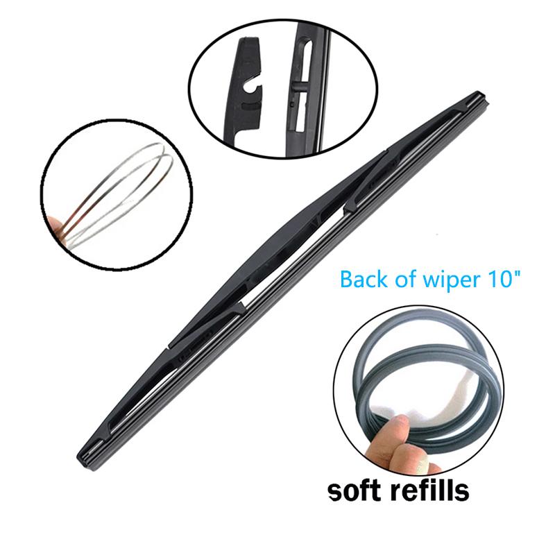 

Для Nissan Leaf ZE0 MK1 2011 ~ 2017 зимний передний и задний комплект щетки стеклоочистителя задняя часть щетки для чистки окон автомобильные аксессуары Rear Wiper