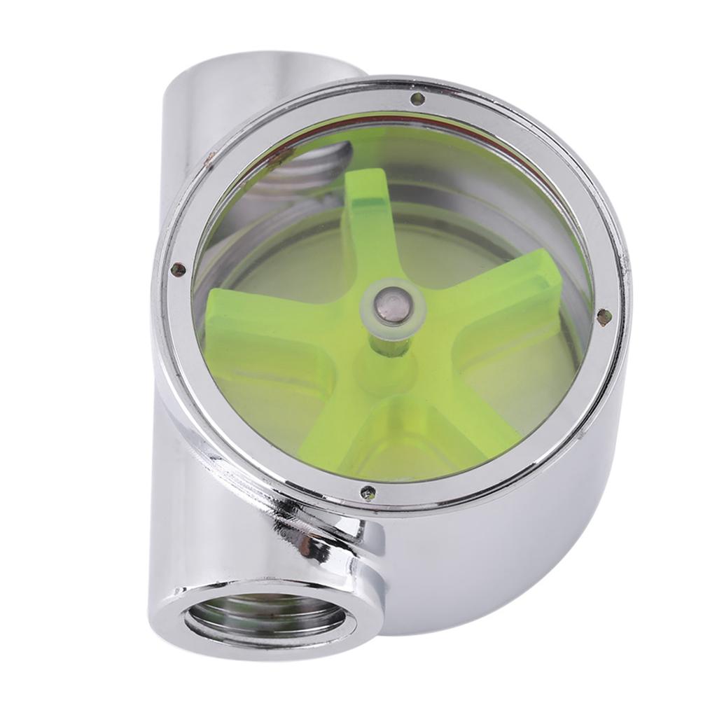 Tungsten Alloy G1/4\" Standard Female To Female Thread Computer Water Cooling Flow Indicator
