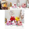 Girls Cartoon Animal Crossbody Bag Durable Polyester Shoulder Purse Adjustable Strap Toddler Gift