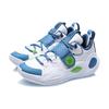 Li Ning All City 8 Youth Edition All City Wade Collection Low top Children's Basketball Shoes White Blue ABPQ053-1
