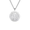  Moon Cross Star of David OM Symbol Necklace Stainless Steel Hexagram Pendant Necklaces Religious Amulet Jewelry Gifts