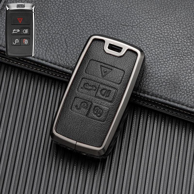 Compatible Key Case for Land Rover Models: Range Rover Evoque, Defender, Sport, Velar, and Discovery New Energy.
