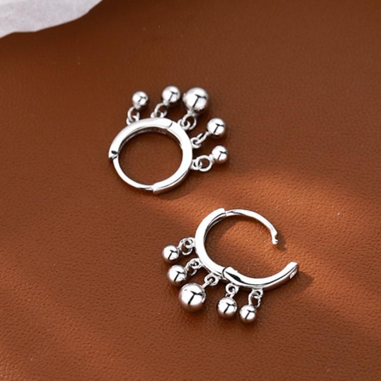 2022 New Style 925 Sterling Silver Needle Tassel Ear Cuff: Women's Niche Summer Stud & Hoop Earrings