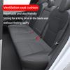 For Tesla NEW ModelY Juniper 2025 2026 Ventilation Leather Seat Cover Cushion Breathability Comfortable Seat Lnterior Accessorie