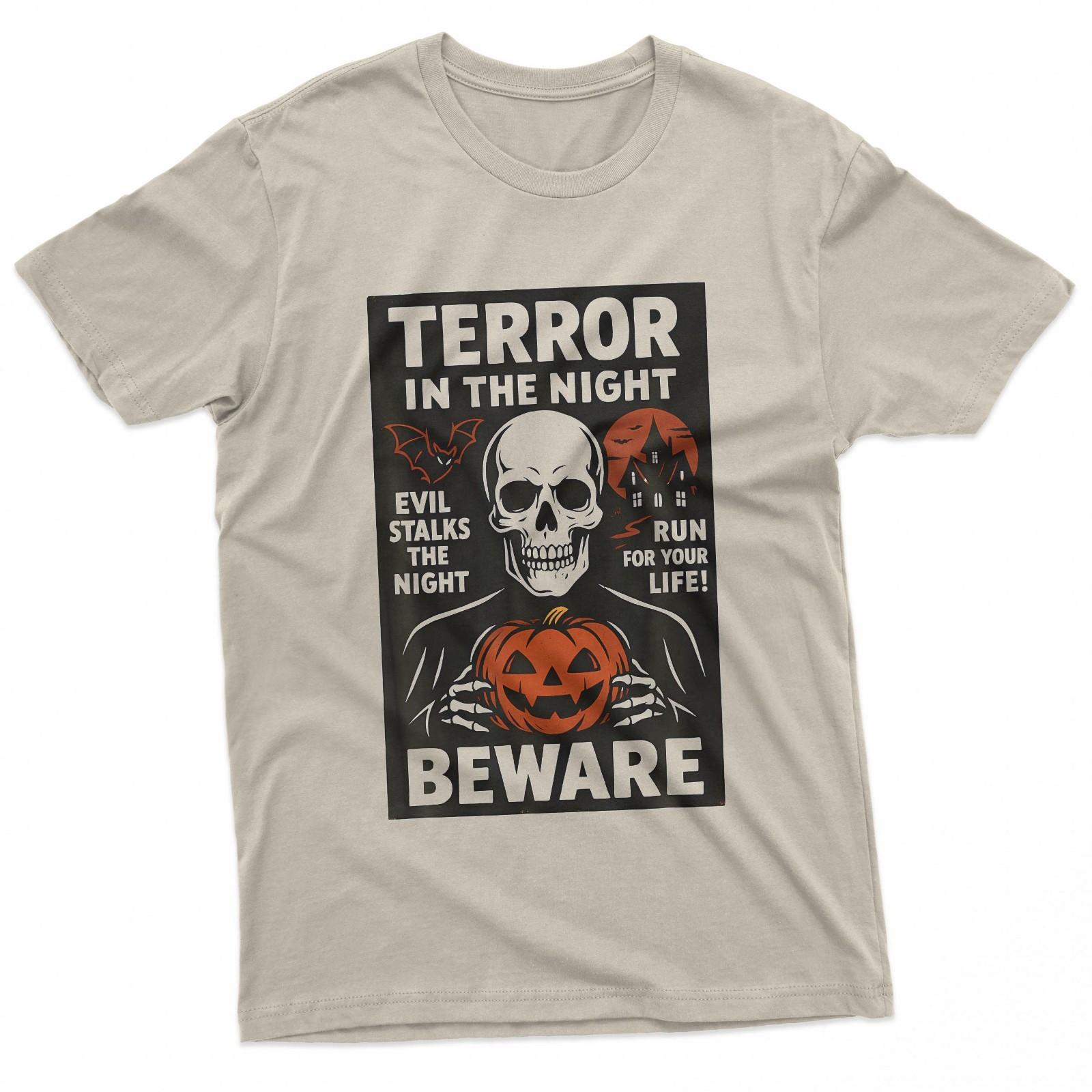 Terror In The Night Head Pumpkin T-Shirt S