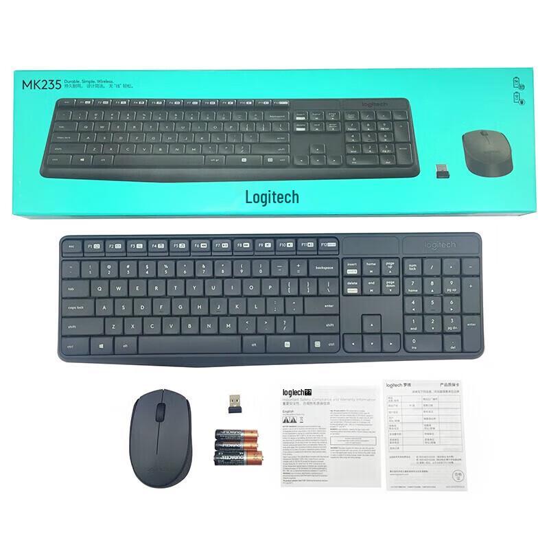 

Logitech MK235 Wireless Keyboard and Mouse Combo