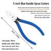 Industrial Pliers Set: 6" Cutting, 5" Diagonal, 8" Electrician's Pliers & Model Scissors