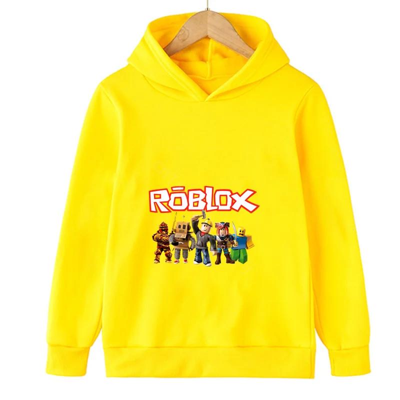 

Roblox Детский костюм Spr Толстовка для мальчика Детская одежда Смешные толстовки для девочек-подростков Толстовка для малышей 100