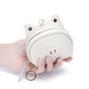 Fashionable Key Storage Small Bag Zipper Women's Leather Frog Coin Purse Storage Card Bag  Coin