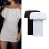 Spring New Fashion Style Sexy off-the-Shoulder Silm Sheath Patchwork Cold-Shoulder Dress 4174340