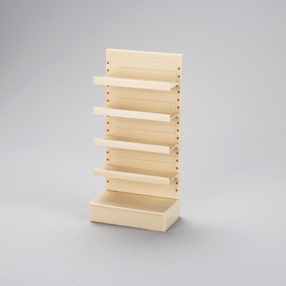 Plastic Supermarket Display Shelf Mini Miniature Furniture Accessories