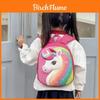 Cartoon Unicorn Eva Kids School Backpack With Glitter Hard Shell For Preschoolers