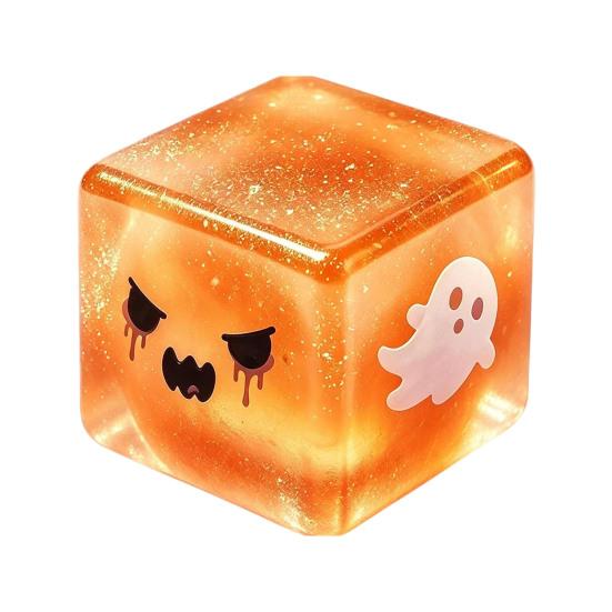 Stresswürfel Fidget Spielzeug Halloween Spielzeug, Geist Kürbis Augapfel Quetsch Partygeschenke Angstlinderung Sensorisch
