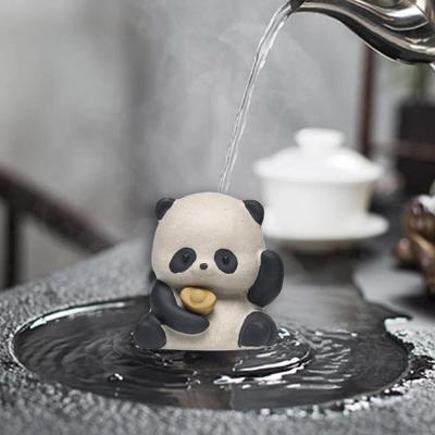 Handcrafted Panda Figurine for Home Decor