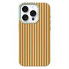 Pink Orange Stripe Soft Phone Case for iPhone 17 17E 16 15 14 13 12 11 Pro Max Cute Shockproof Protective Cover