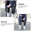 22mm Compatible Walking Stick Grip Anti-Skid Black Plastic Crutch Handle Replacement for Senior Daily Mobility Outdoor Activities