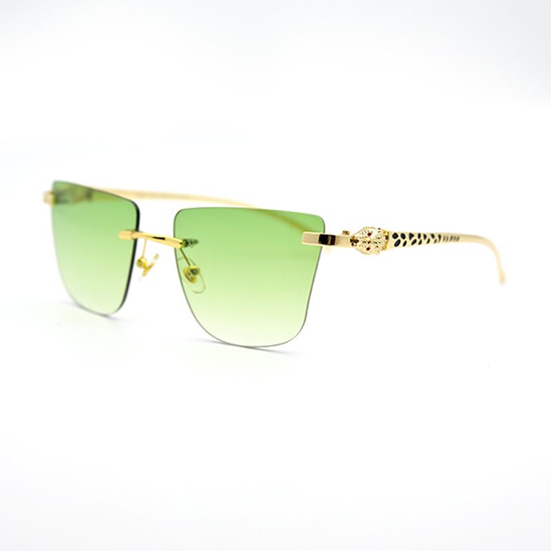 

Мужские безрамочные солнцезащитные очки для вождения 2023 года - Европейский и американский стиль, Высококлассная защита от солнца