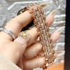 Diamond Watch Straps for Apple Watch Band 41 40 46 42mm Women Luxury Metal Bracelet iWatch Ultra S11 10 9 8 7 6 SE 5 38 45 44mm