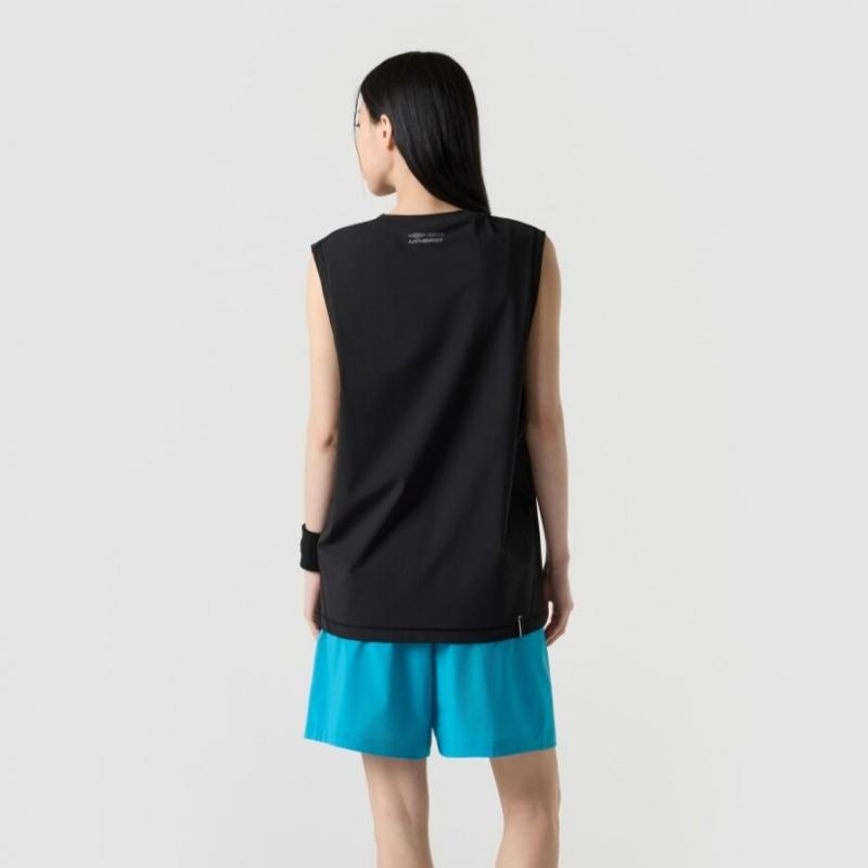 Umbro All Round Cooling TricoT Sleeveless T shirT Ur121ssl21 Blk