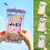 Bolsa de Celular de Desenho Animado à Prova d'Água Bolsa para Mergulho em Águas Bravas Nadar Case Capa Seca Subaquática Para Celular Esportes Aquáticos Praia Piscina Esqui