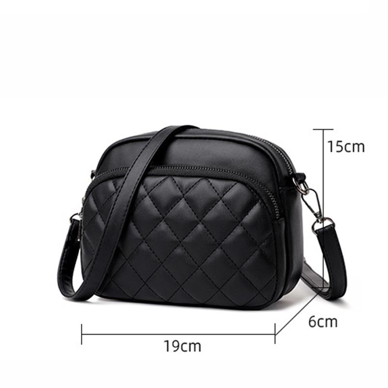 Brand Simple Design Women Shoulder Crossbody Bags Ladies Diamd Lattice Casual Satchel Small Shell Messenger Bags Travel Purse