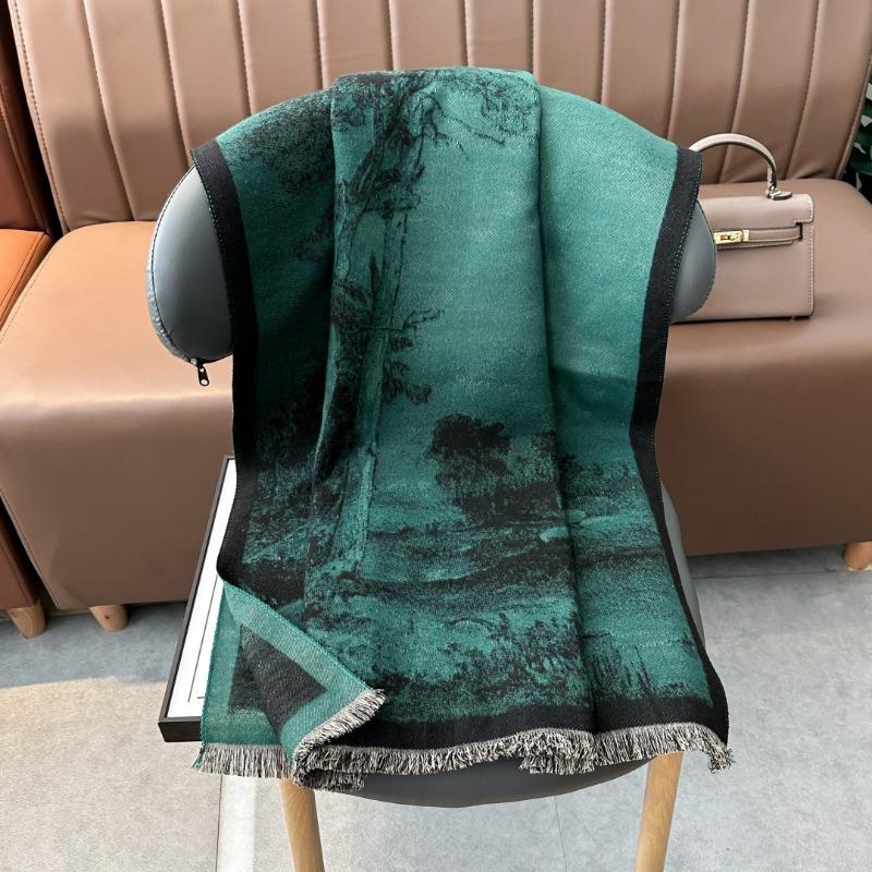 Autumn and winter retro scarf women's new temperament high sense imitation cashmere scarf versatile warm shawl