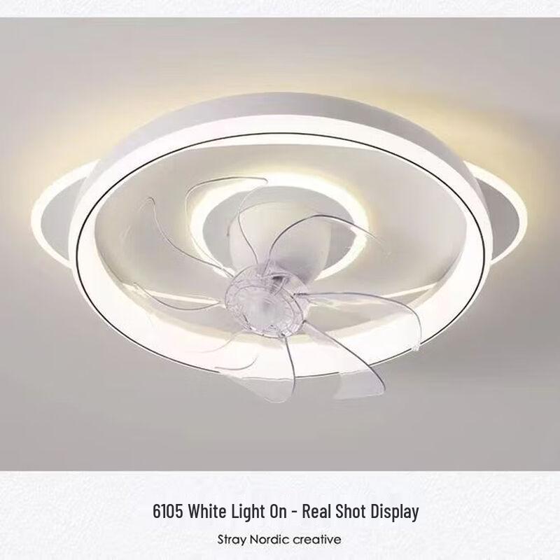 Bedroom Ceiling Fan with Dimmable LED Light
