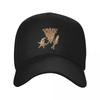 Nerevars Past Morrowind Aged Pattern Box Art Inspired Scrolls Elder Online Fantasy RPG Dunmer Baseball Cap