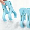 Yousheng 5Pcs Plastic Clothes Pins Windproof Strong Grip Clothes Pegs Heavy Duty Sheets Towels Laundry Clothing Drying Clothespin