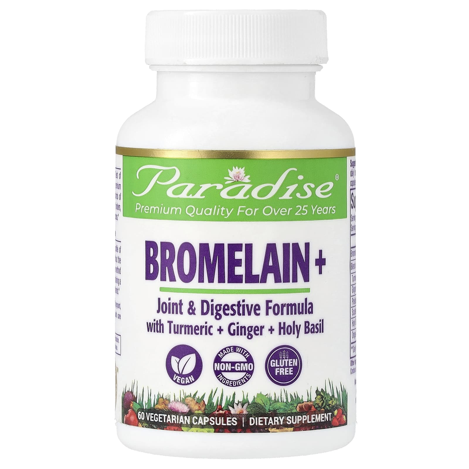 

Bromelain+, 60 Veggie Capsules