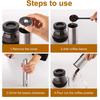 Manual Coffee Grinder Stainless Steel Manual Conical Burr Coffee Bean Grinder with Hand Crank and 18 Adjustable Settings