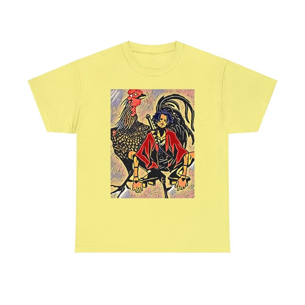 Samurai Champloo Graphic Print Short Sleeve Unisex Heavy Cotton Anime Tee Shirt