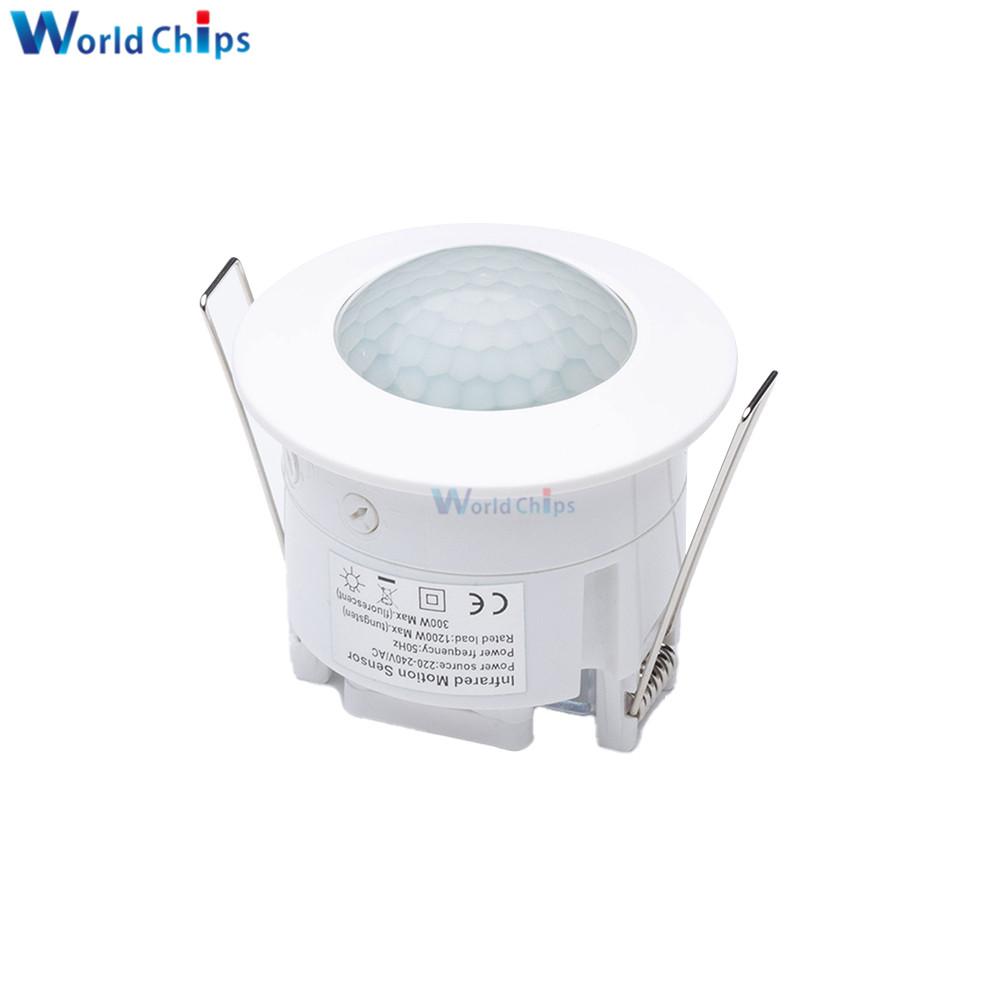 

110V 220V Ceiling PIR Infrared Body Motion Sensor Detector Lamp Light Switch lampholder For LED lamp Bulb Automatic ON / OFF