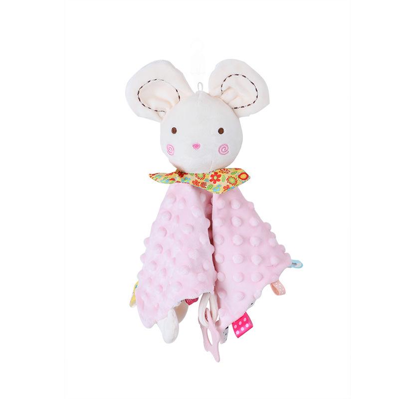 BBsky Baby Animal Crib Hanging Comfort Towel & Drool Bib