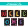Decorably 15 Chalkboard Welcome Back to School Bulletin Board Decorations, pirational, Matte-Laminated Posters - for Classroom, School Hallways