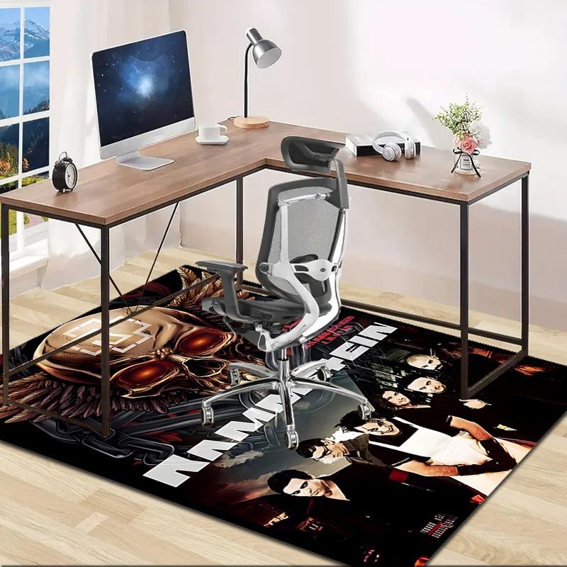 1 Stück Rammstein1 Design Teppich - Rutschfest, Weich & Gemütlich Fußmatte für Wohnzimmer, Schlafzimmer, Büro - Innen-/Außenbereich Dekorteppich