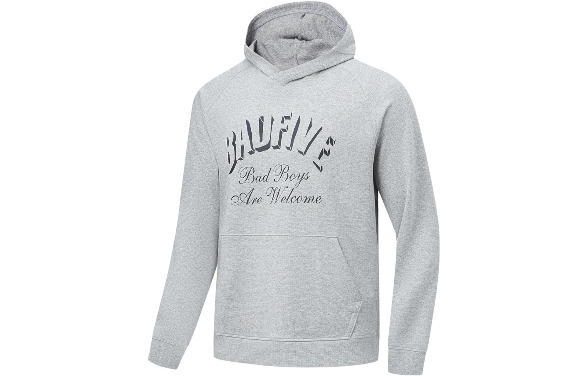 Li Ning BADFIVE Sweatshirt Unisex Heather Gray AWDT887-2 L