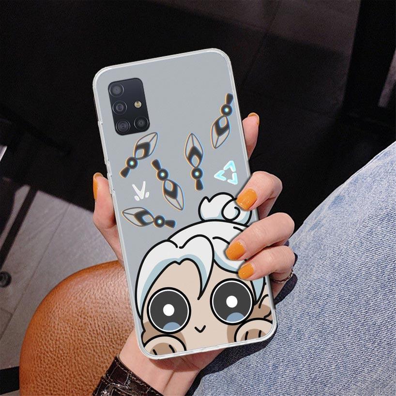 Game Valorant Cute Phone Case For Samsung Galaxy A52 A32 A22 A12 A51 A31 A50S A30S A20S A10S Note 20 Ultra 10 Plus S10 A72 A71 G