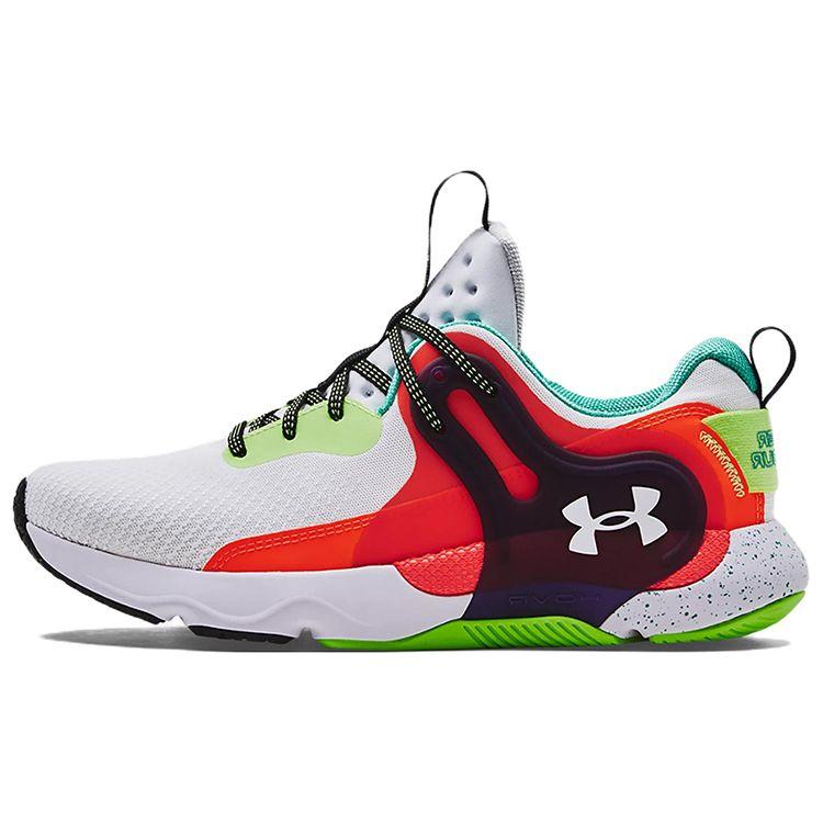 Under Armour Men s UA HOVR Apex 3 Training Shoes White Orange 3024271-106 44.5