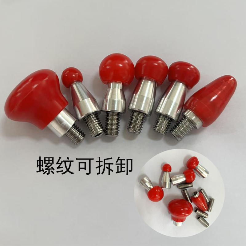 Tap Down OLIVER Combination Car Dent Repair Kit with Rotating Handle and Repair Hook Plastic for Packaging Red/Silver