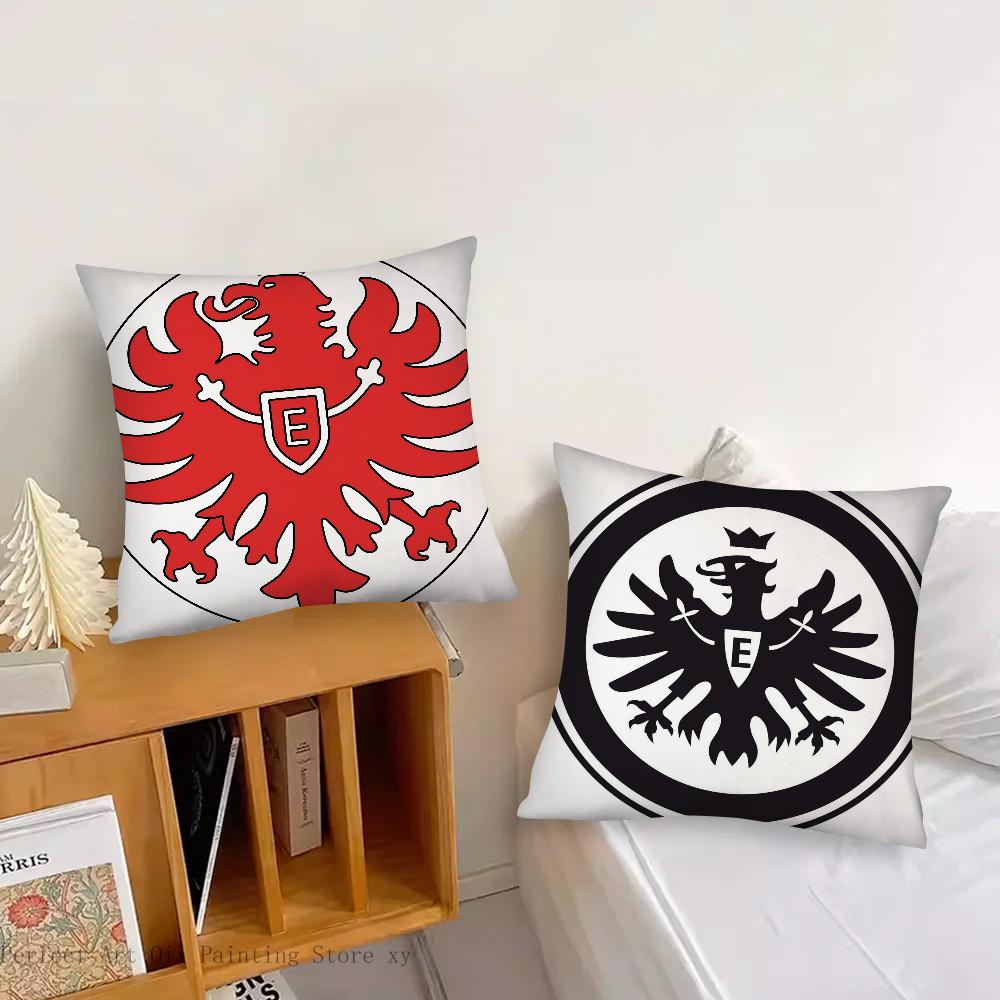 E-Eintracht-F-Frankfurt Pillow Case Square Pillow Bedroom Sofa Leisure Comfort Cushion Car Living Room Home Decoration 40X40