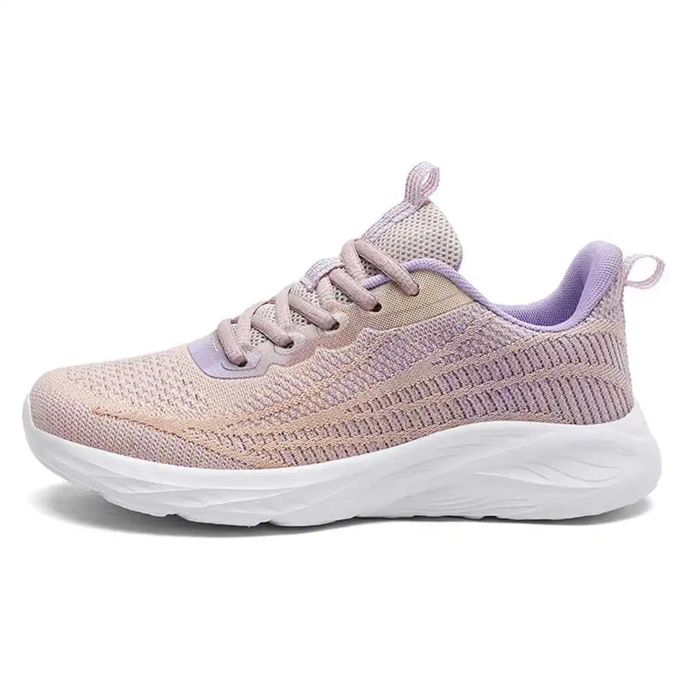 Fashion Thin Heel Thick-heeled Blue Shoes Woman Walking For Jogging Demi-season Sneakers Sports Festival Super Cozy Best Selling