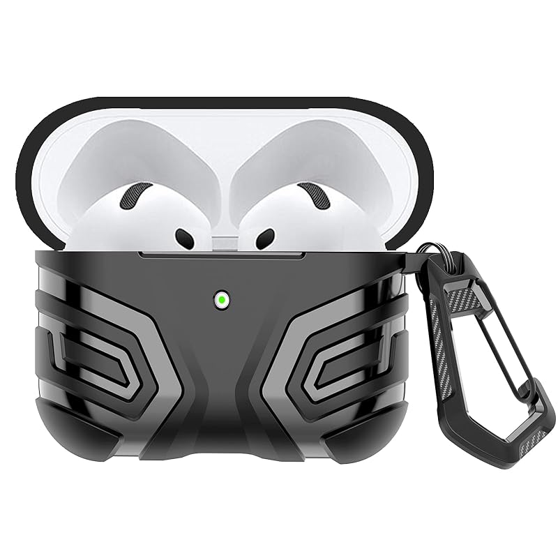 

YAODLE AirPods 4 case 4th generation (2024) air pods 4 TPU protective case Separate type Case Mechanical for Air Pods Pro cover falling impact