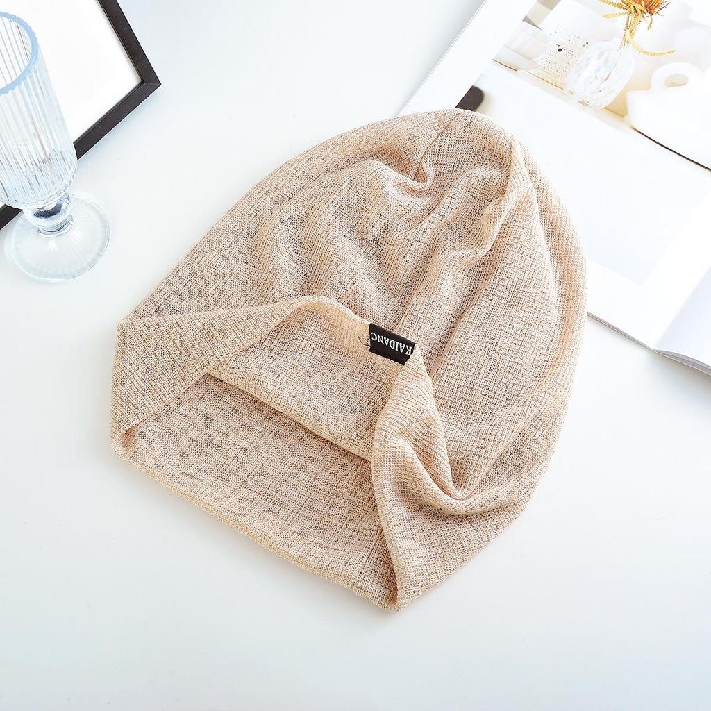 Berretto estivo extra large: Cappello a Cuffia Antivento, Traspirante, per Donna e Uomo, Ideale per l'Aria Condizionata e il Comfort della Testa Calva.