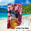 Custom Name Fantasy Night Trio K-Pop Microfiber Beach Towel Super Soft & Absorbent for Bath, Beach, Travel  Bath Time Accessory, Fan Gifts