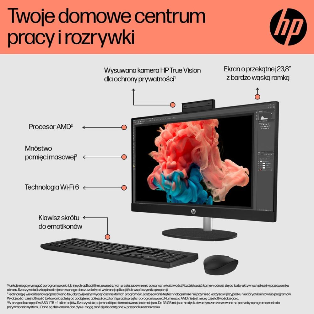 HP AiO 24-cr0312nw R5 7520 23.8 16GB 512 610M W11